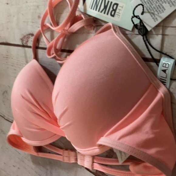 The Bikini Lab Underwire coral Bikini Top S - Picture 5 of 8